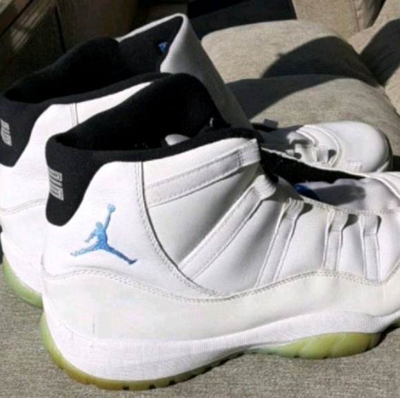All white retro Jordan 11's - Picture 2 of 5